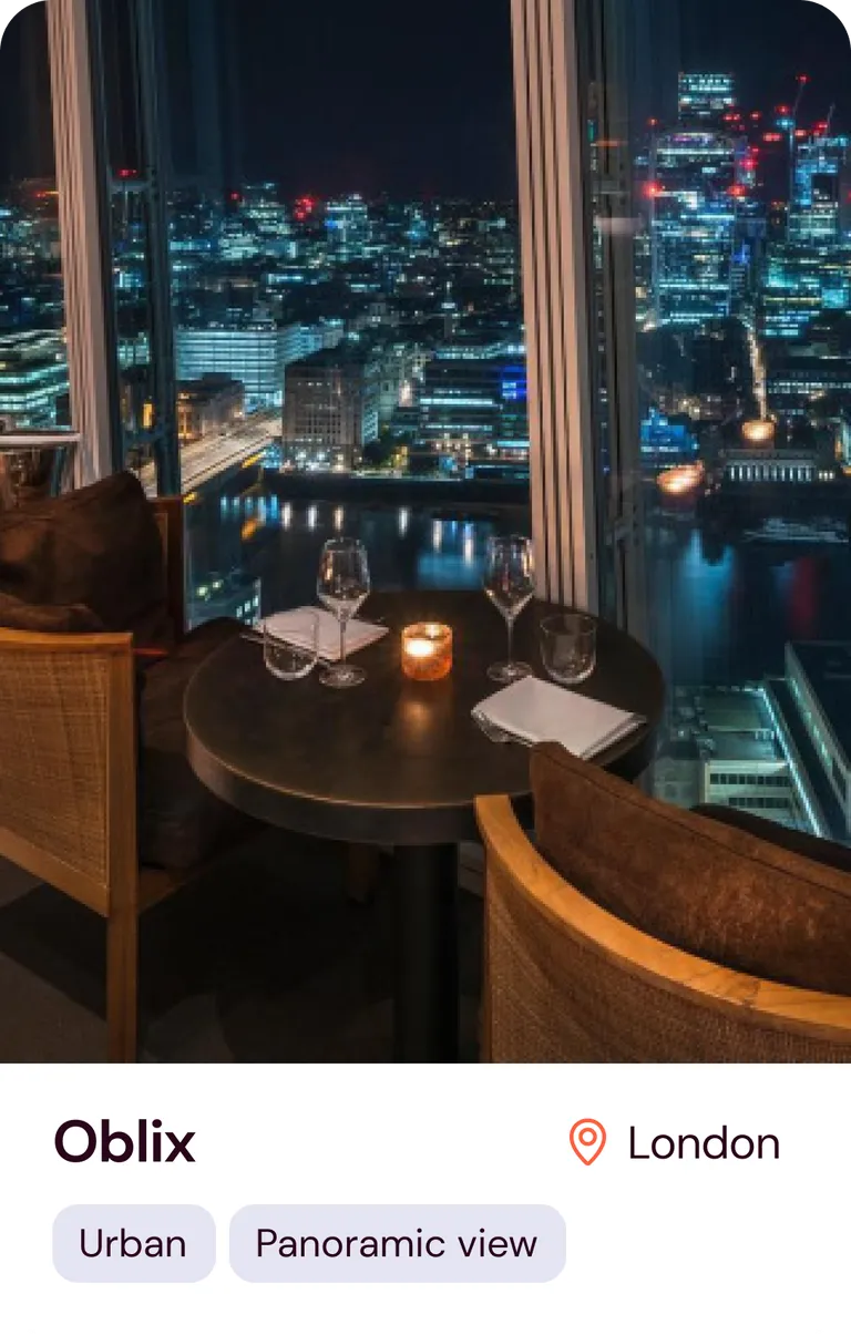 Oblix in London, a Breeze partner location
